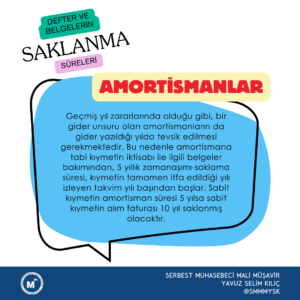 Defter Saklama Süreleri