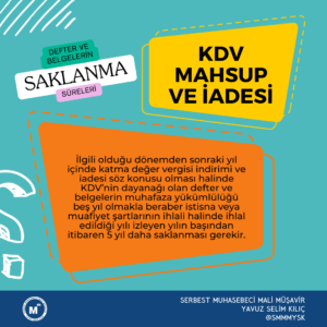 Defter Saklama Süreleri